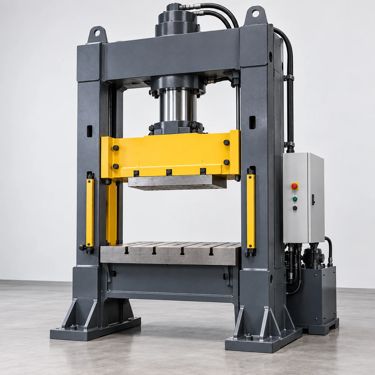 Rack frame press — hero illustrative image