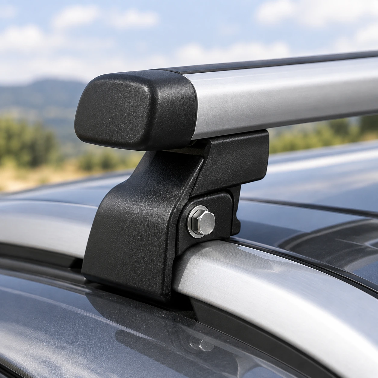 Illustrative usage context for Rack end clamp.