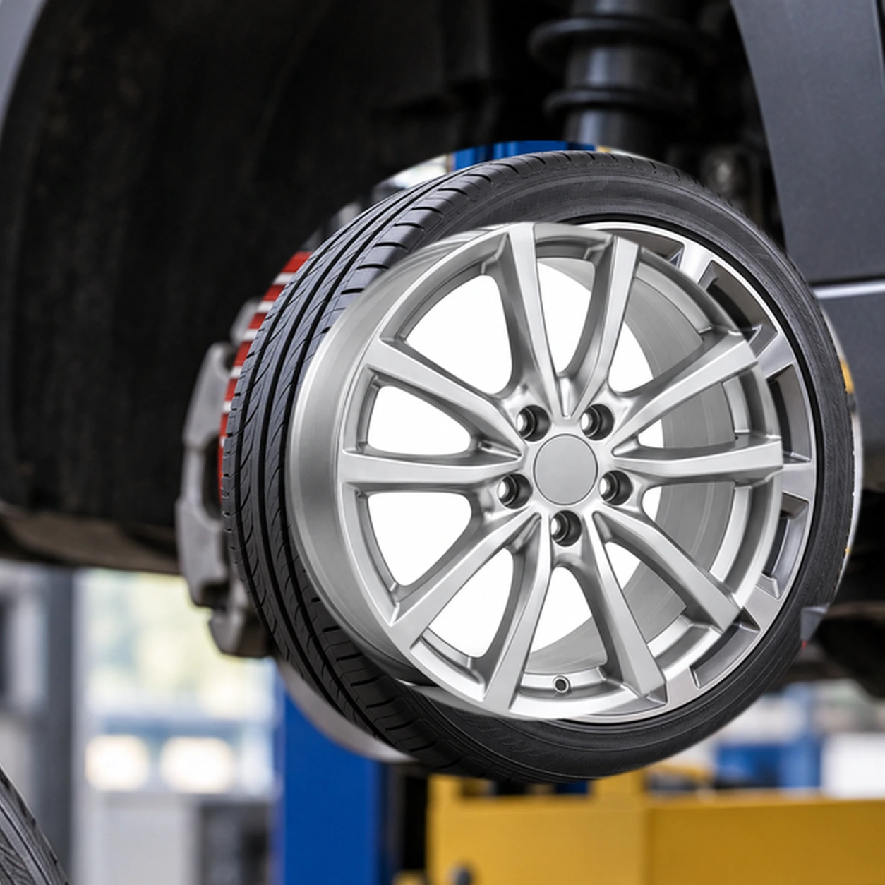 Illustrative usage context for Alloy wheel 17in, batch controlled.